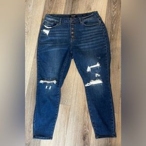 Judy Blue Skinny Fit button fly size 20W